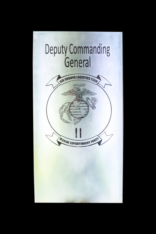 Deputing Commanding General Door insert